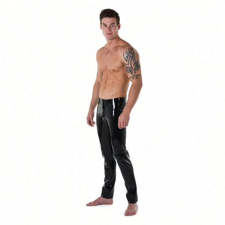 Low-Rise Rubber Jeans // Made to Order from REGULATION.