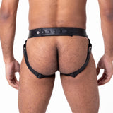 Magnum Leather Jock with Codpiece // Made to Order from Rufstok.