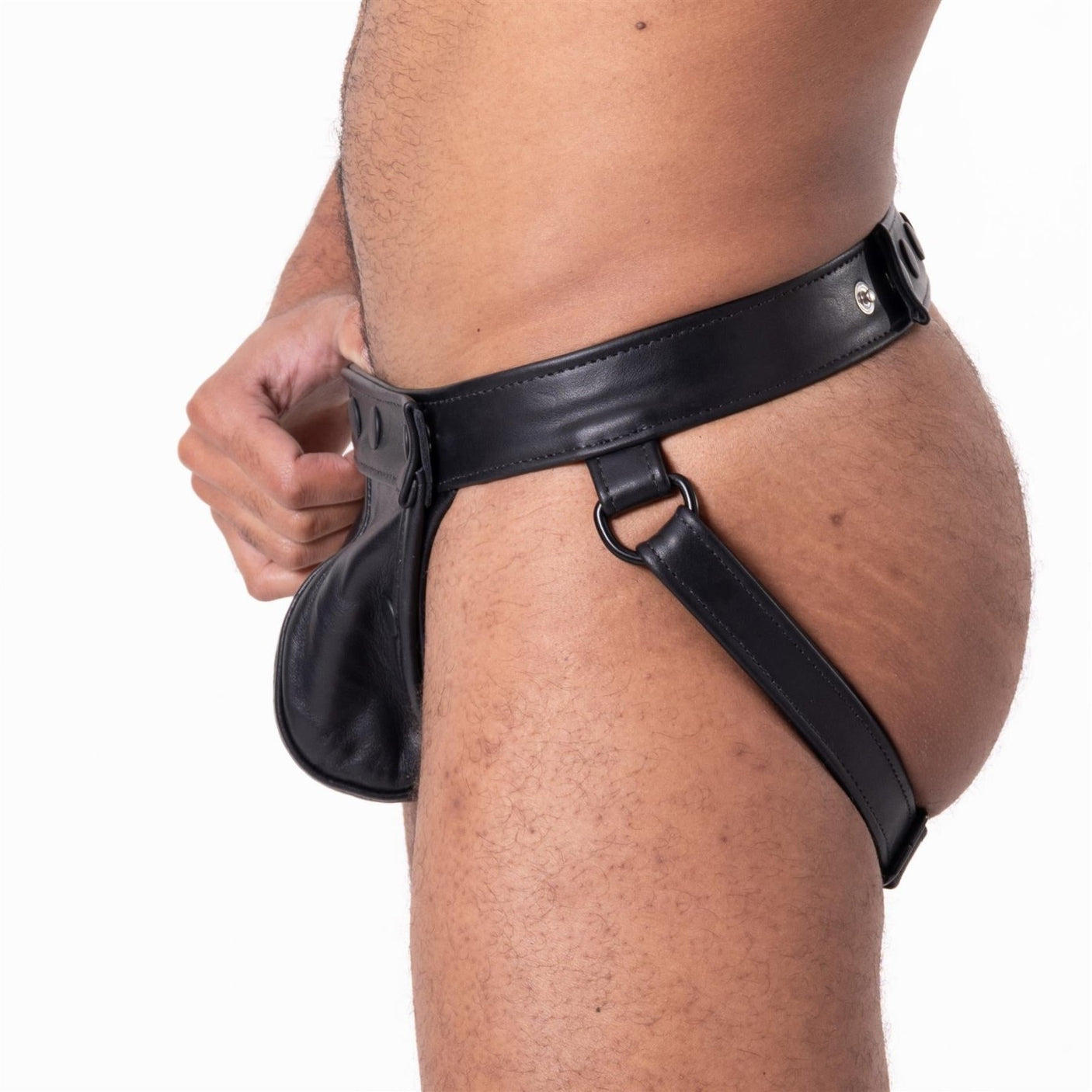 Magnum Leather Jock with Codpiece // Made to Order from Rufstok.