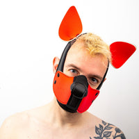 Mistr Bear Neo K9 Hood with Ears, Red from Mistr Bear.