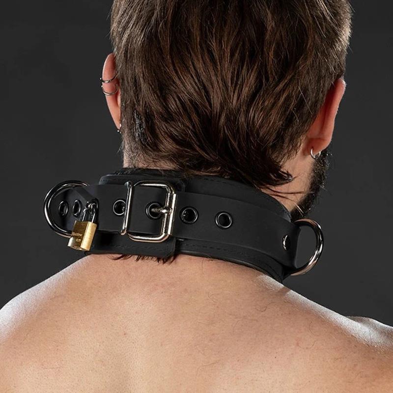 Mr S Leather, Neoprene Locking Bondage Collar from Mr S Leather.