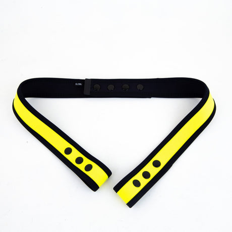 Neo Chastity Waist Strap, Yellow from Mr S Leather.