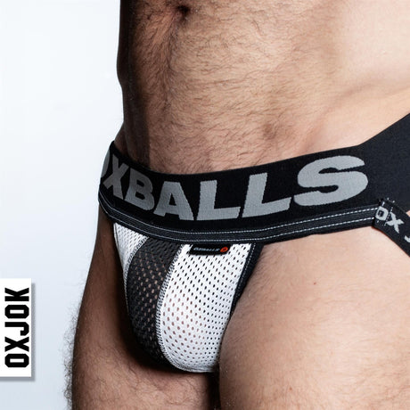 Oxballs Airmesh Jock, Ice White from Oxballs.