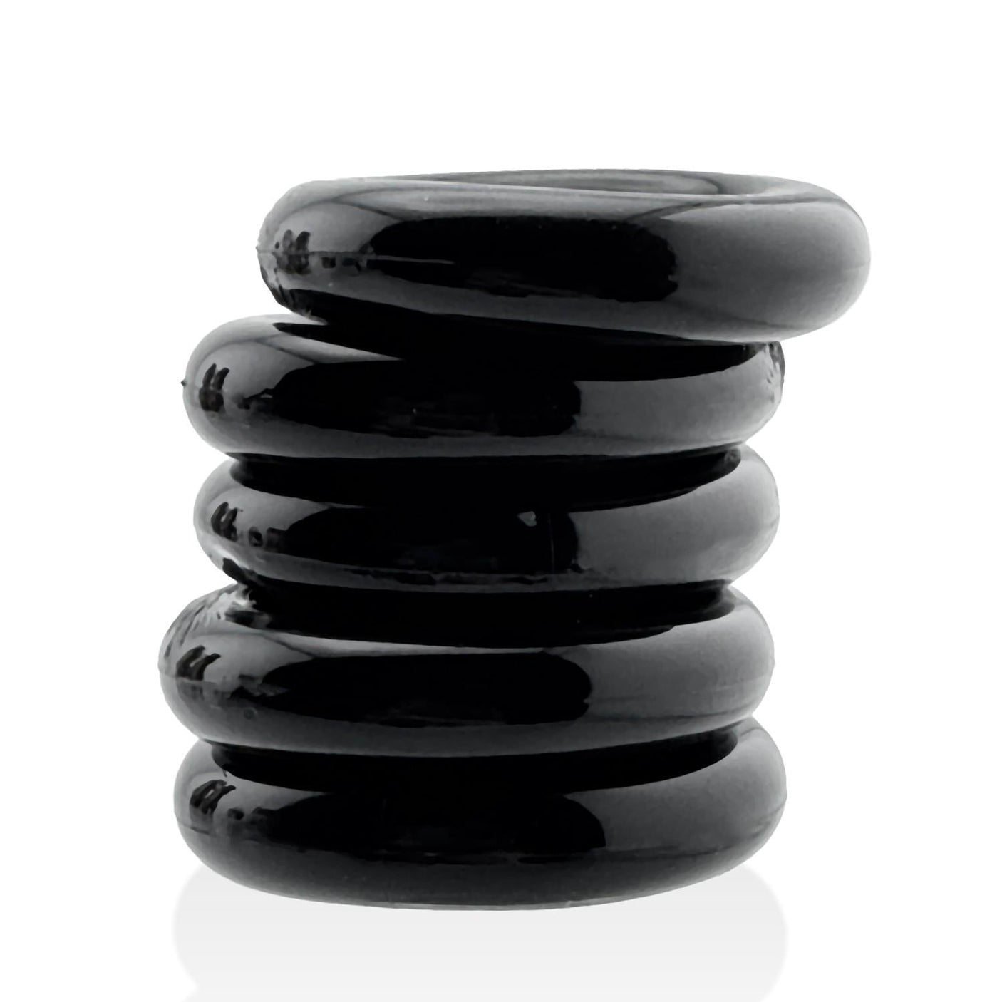 Oxballs Hünkyjunk, Jacker 5-Stack Cockrings, Black from Hunkyjunk.