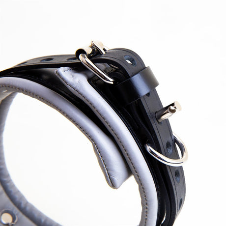 Padded Leather Collar 5cm from REGULATION.