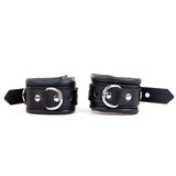 Padded Leather Wrist Cuffs 5cm from REGULATION.