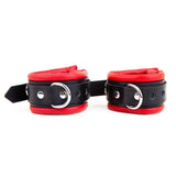Padded Leather Wrist Cuffs 5cm from REGULATION.