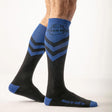 Padlock Knee High Sock, Blue from Locker Gear.