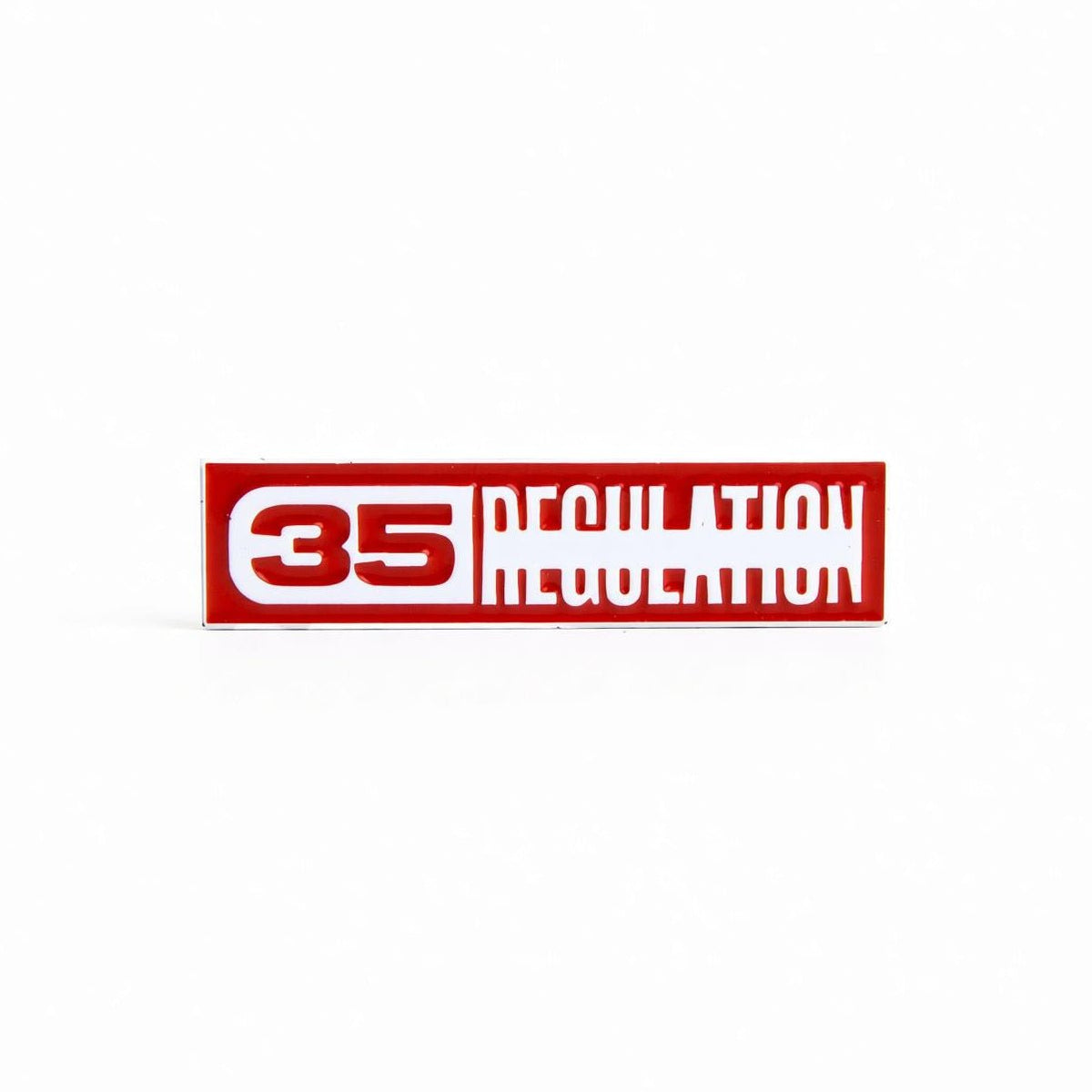REGULATION Collectors Birthday Logo Pin from REGULATION.