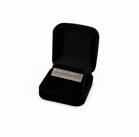 REGULATION Collectors Logo Pin, Silver, No. 003 from REGULATION.