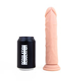 REGULATION Realisms, Vac-U-Lock Suction Cup Dildo, 8", Flesh from REGULATION.