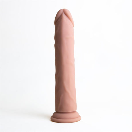 REGULATION Realisms, Vac-U-Lock Suction Cup Dildo, 9", Flesh from REGULATION.