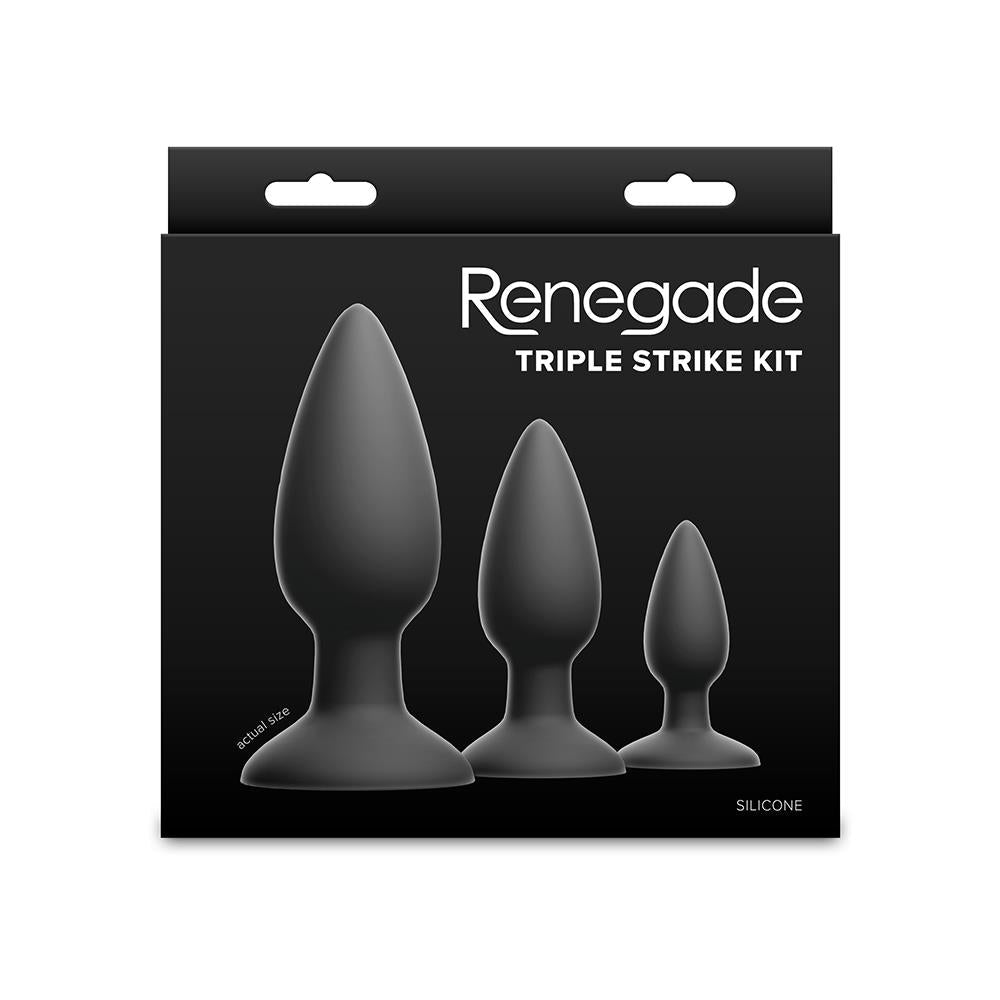 Renegade Triple Strike Butt Plug Kit from Renegade.