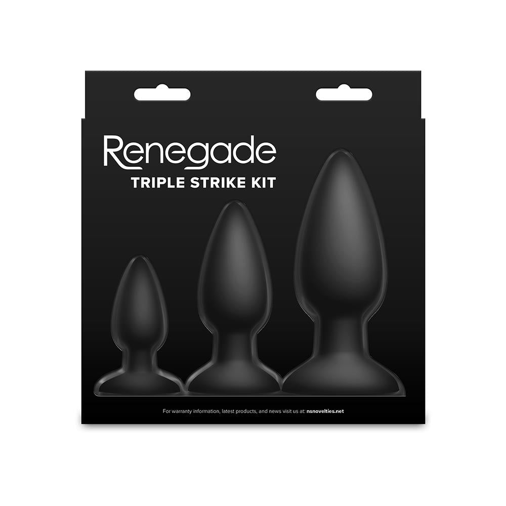 Renegade Triple Strike Butt Plug Kit from Renegade.
