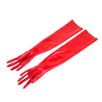 Rubber Elbow Length Gloves, Red from REGULATION.