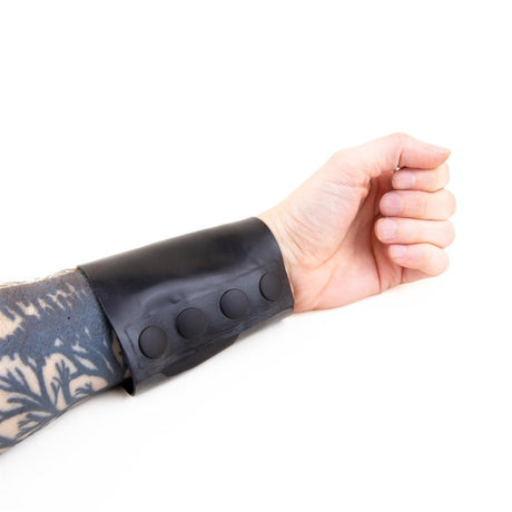 Rubber Gauntlet Wrist Wallet, Black from REGULATION.