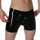 Rubber Trunk Shorts, Codpiece, Rear Zip from REGULATION.