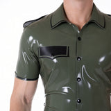 Rubber Uniform Shirt // Made to Order from REGULATION.