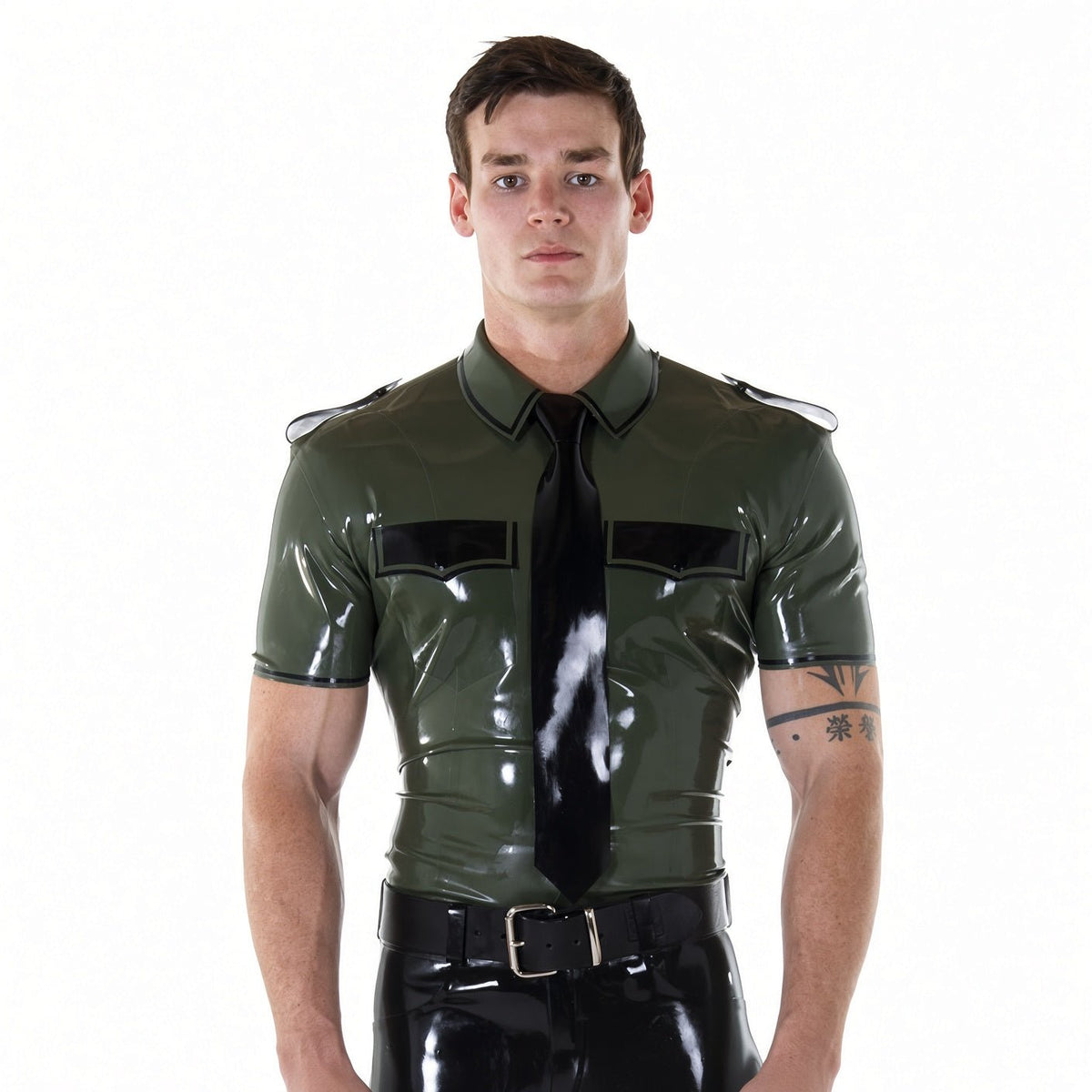 Rubber Uniform Shirt // Made to Order from REGULATION.