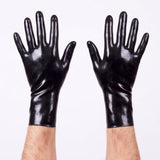 Rubber Wrist Length Gloves, Black, 0.6 from REGULATION.