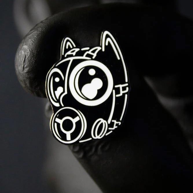 S10 Dog Enamel Pin from James Newland Illustration.