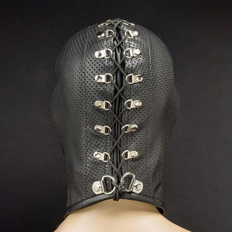 Savage Hood, Perforated Leather from Mr S Leather.