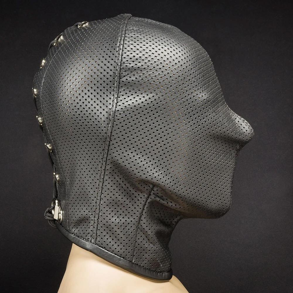 Savage Hood, Perforated Leather from Mr S Leather.