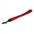 Short Leash, Leather, Black/Red from REGULATION.