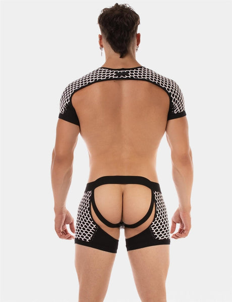 Shoulder Harness Ribo, White/Black from Barcode Berlin.