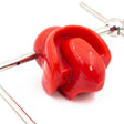 Silencilicone Ultra Restrictive Ball Gag Air with Steel Strap, Red from Silencilicone.