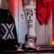 Skater Socks, SNIFF, White/Black/Red from BOXER Barcelona.