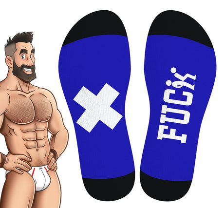 SNEAKXX "Fuck" Football Socks from SneakXX.