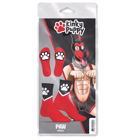 SNEAKXX "Paw" Skater Socks, Red from SneakXX.