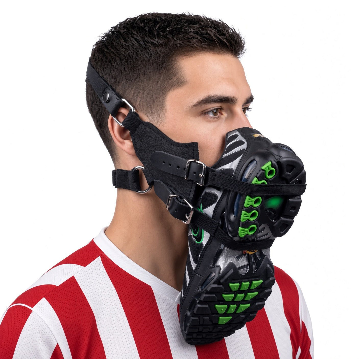 Sniff My Sneaker, Leather Head Harness from Sneakxx.