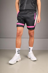 SNKRFTSH Sports Thru Zip Short SF24/7, Pink from SNKRFTSH.