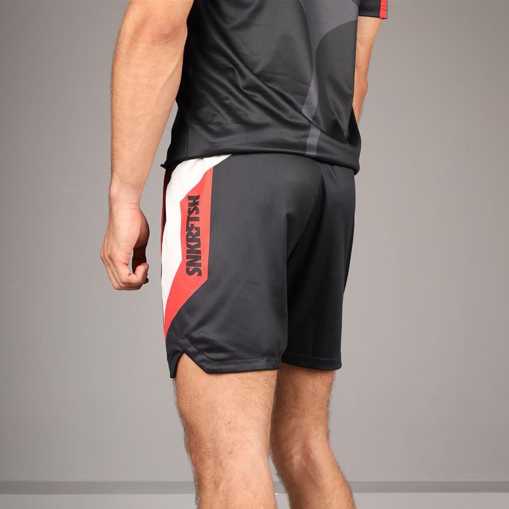 SNKRFTSH Sports Thru Zip Short SF24/7, Red from SNKRFTSH.