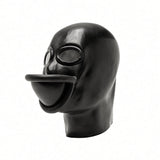 Studio Gum Heavy Rubber Urinal Mask, Black, Size 41 from Studio Gum.