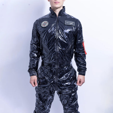 Twink X X - Force Flight Suit, Shiny Black from Twink X.