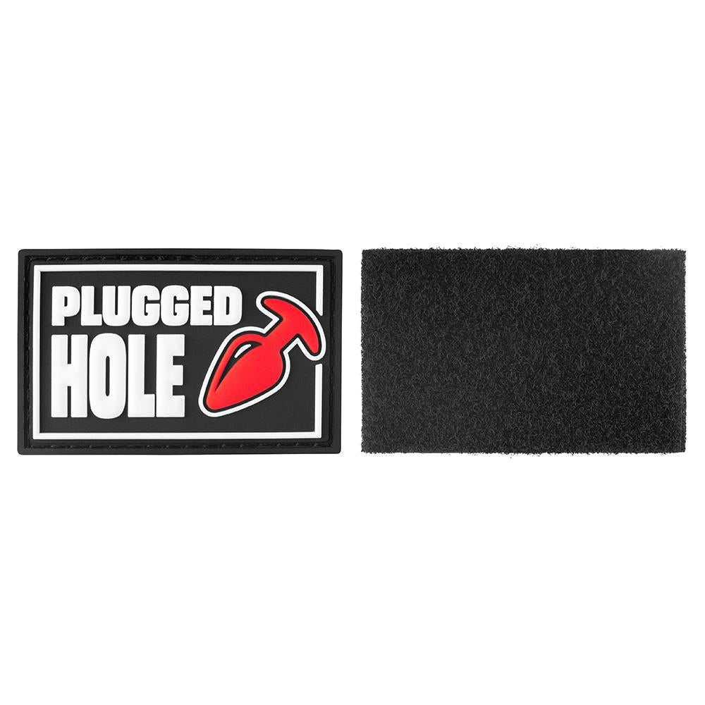 Velcro Fetish Tag, PLUGGED HOLE from Fuck & Fist.