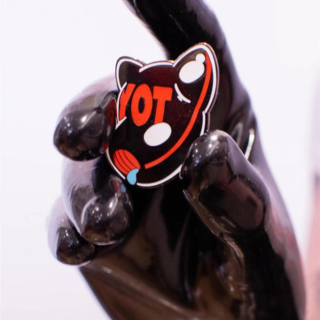 Yot Dog Enamel Pin from James Newland Illustration.