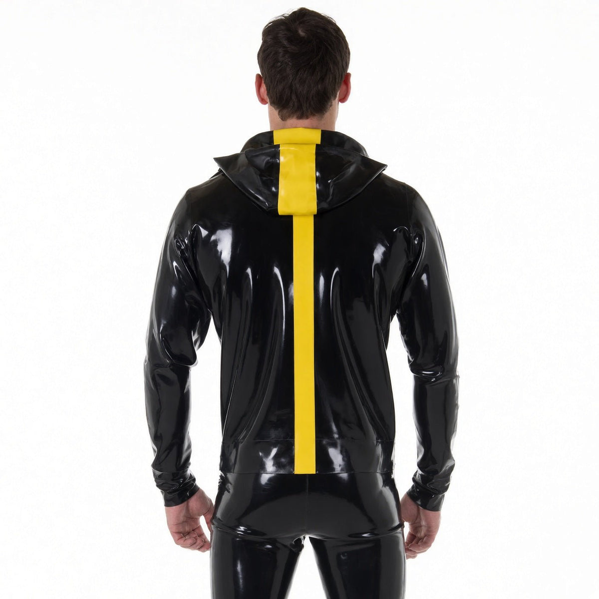Zip Up Rubber Hoodie // Made to Order from REGULATION.