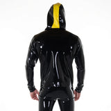 Zip Up Rubber Hoodie // Made to Order from REGULATION.
