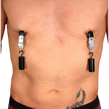 Adjustable Nipple Clamps with Removable Weights from The Red.