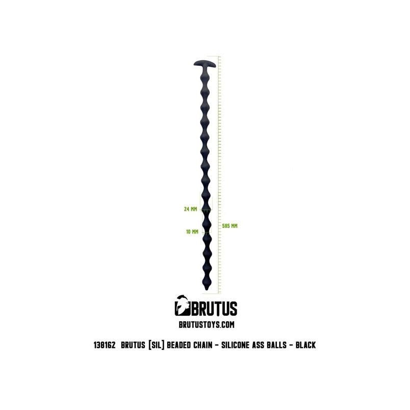 Beaded Chain, Silicone Ass Balls from Brutus.