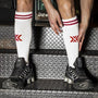 BOXER Football SOX, White/Red