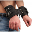 Deluxe Leather Handcuffs from The Red.