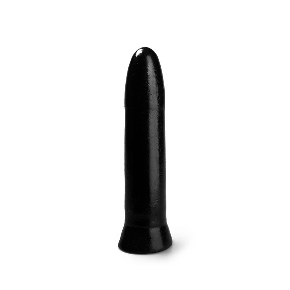 Eddie, 9" Smooth Dildo, Black from Hardtoys.