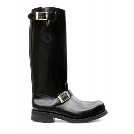 Embossy Leather Biker Boots from Embossy.