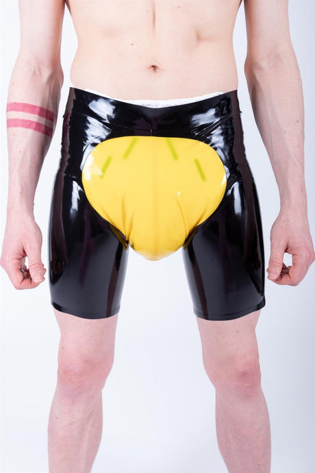 FIL-ABL - Rubber Shorts, Black/Semi-trans yellow from REGULATION.