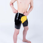 FIL-ABL - Rubber Shorts, Black/Semi-trans yellow from REGULATION.